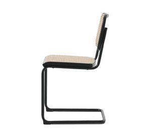 Silla réplica Breuer negro/natural