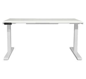 Escritorio eléctrico dual Cosmo blanco 160x70x71.5-120.5 cm