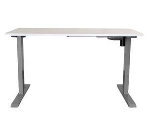 Escritorio eléctrico Cosmo blanco/gris 140x60x73.5-123.5 cm