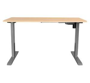 Escritorio eléctrico Cosmo natural/gris 120x60x73.5-123.5 cm
