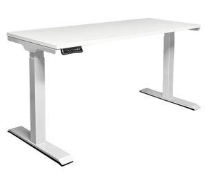 Escritorio eléctrico dual Cosmo blanco 180x70x71.5-120.5 cm