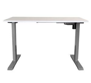 Escritorio el茅ctrico Cosmo blanco/gris 120x60x73.5-123.5 cm