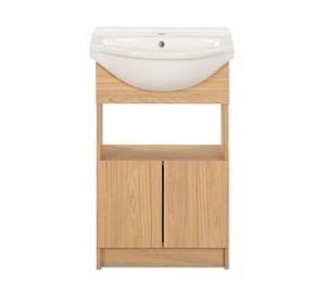 Mueble vanitorio Cannes 50 cm 2 puertas olmo