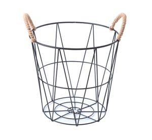 Canasto multiuso negro/beige 30x27 cm