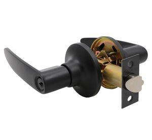 Cerradura tubular manilla 203 dormitorio negro