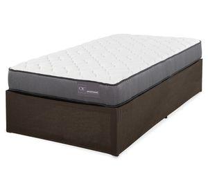 Cama europea Anatomic 1.5 Plazas Iron Smart + faldón