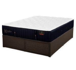 Cama europea Premium 2 Plazas Iron Smart + faldón