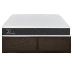 Cama europea Ortopedic 2 Plazas Iron Smart + faldón