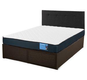 Cama metálica Iron Smart Excellence 2 plazas + respaldo Black + faldón