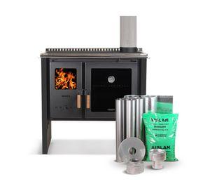 Pack cocina leña Hestia 90 9000W