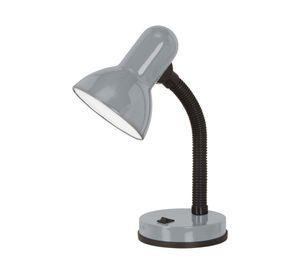 Lámpara escritorio E27 1L Basic 1 plateado