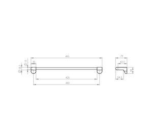 Barra toallas baño Dessin
