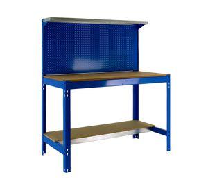 Banco de trabajo BT3-1200AM 144x120x60 cm azul