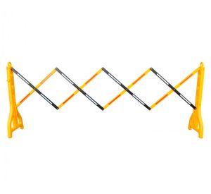 Barrera señalética expandible HBPV28 amarillo PVC  97x250 cm