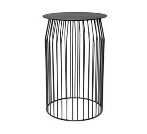 Mesa lateral 36 cm Wire negro Form Design