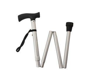 Bastón plegable 83-93 cm gris Maxcare