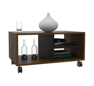 Estante TV 55" + mesa centro caramelo wengue
