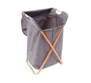 Cesta de bambú para ropa 70x34x47 cm