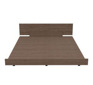 Cama 2 plazas Kaia miel TuHome