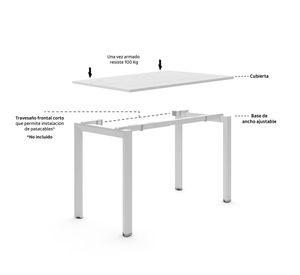 Escritorio 140 cm Neo blanco Form Office