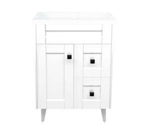 Mueble vanitorio 60 cm BM-Deluxe-N60SKB+F-6 blanco Domsa