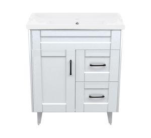Mueble vanitorio 70 cm BM-Deluxe-70SKB+F-70 blanco Domsa