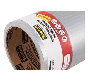 Cinta de tela duct tape Para Reparar 48 mm&nbsp;x 9.1 m&nbsp;gris 2 unidades