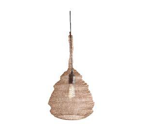 Lámpara colgante 25W E27 luz led Patna bronce