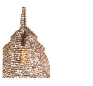 Lámpara colgante 25W E27 luz led Patna bronce