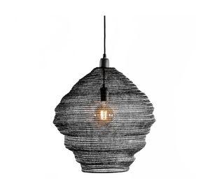 Lámpara colgante 25W E27 luz led Apis negro