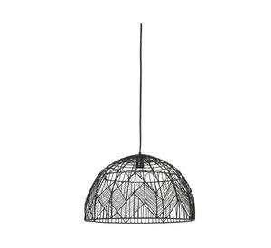 Lámpara colgante 40 W E27 luz led Kalibo 40 cm negro