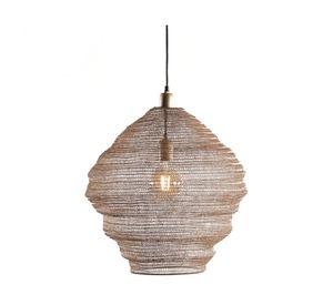 Lámpara colgante 25W E27 luz led Apis bronce