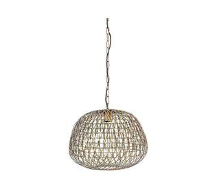 Lámpara colgante 40 W E27 luz led Alwina 40 cm bronce