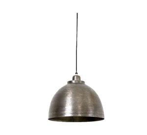 Lámpara colgante 40 W E27 luz led Kylie 30 cm niquel