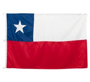 Bandera Chilena bordada 90x135 cm diseño