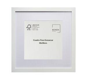 Cuadro para enmascarar 50x50 cm blanco