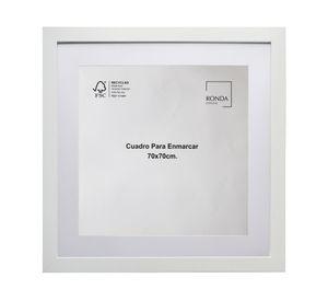 Cuadro para enmascarar 70x70 cm blanco