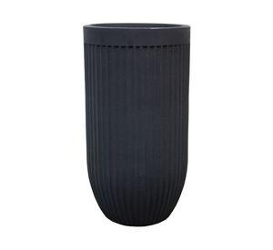 Macetero 33 cm negro Japi
