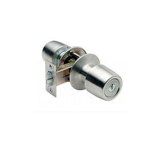 Cerradura tubular pomo acceso plata Urbano Poli
