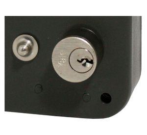 Cerradura sobreponer puertas de 30 a 60 mm corredera izquierda gris Yale