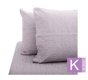 Quilt king fibra natural gris Hebra