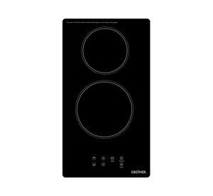Encimera vitrocerámica Touch Black 2Q Groner