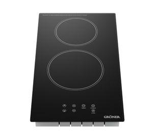 Encimera vitrocerámica QES2TB Touch black 2 quemadores