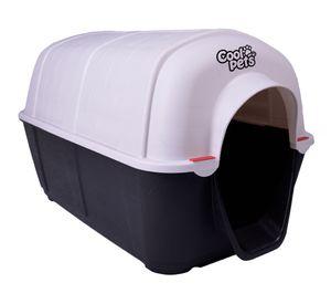 Casa perro 65,5x65,5x103,2 cm negro Cool Pets.
