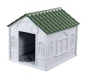 Casa perro 82x84,2x98,2 cm verde Cool Pets.