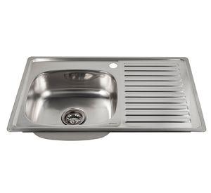 Lavaplatos empotrado derecha 80 cm plateado Briggs