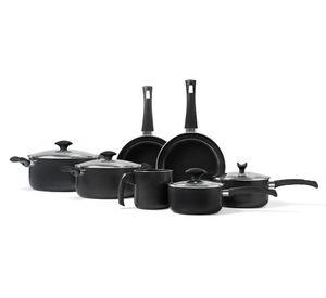 Batería de cocina 11 piezas masala negro