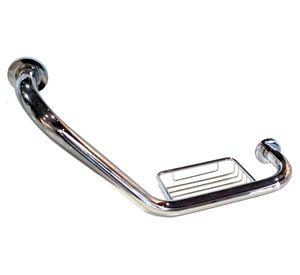 Barra seguridad 41 cm + jabonera acero Tebisa