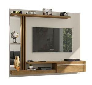 Panel TV 55'' Denver canela/blanco invierno
