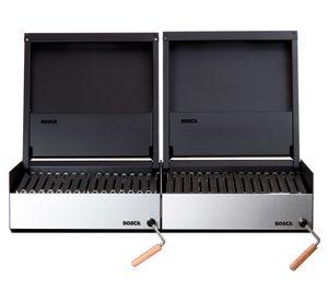 Parrilla a carbón pack Block 500 negro/inoxidable